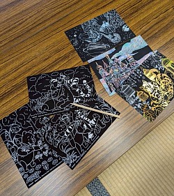 スクラッチアート